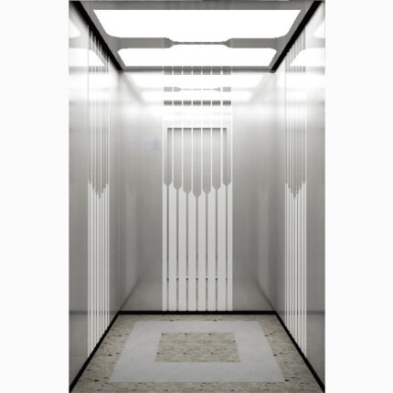 Cabina para Ascensor HF-K03 con Acabados Espejados y Diseño Elegante en Colombia