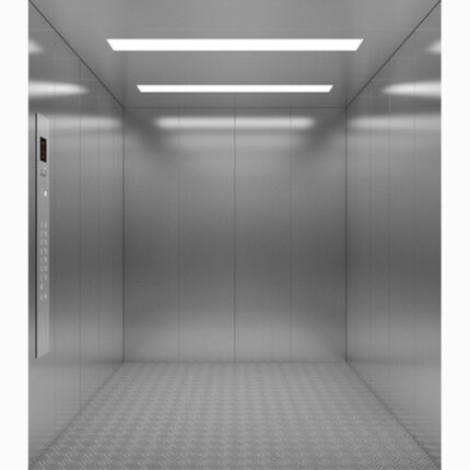HF-ZH005 — Elevador de Carga Pesada con Techo LED y Revestimiento Técnico