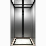 Cabina para Ascensor HF-J009 con Acabado Negro Titanio y Espejo Satinado en Colombia