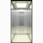 Cabina para Ascensor HF-J010 con Estilo Minimalista y Espejo Claro en Colombia