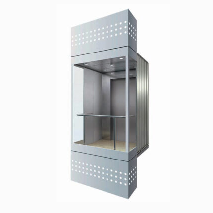 Cabina para Ascensores Panorámica HF-G003 con Vista Total y Techo Iluminado en Colombia